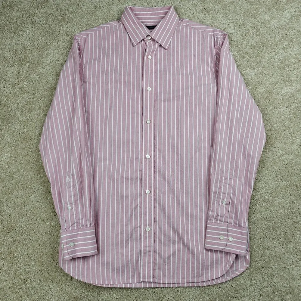banana republic pink dress shirt Slim-Fit Linen-Cotton Dress Shirt